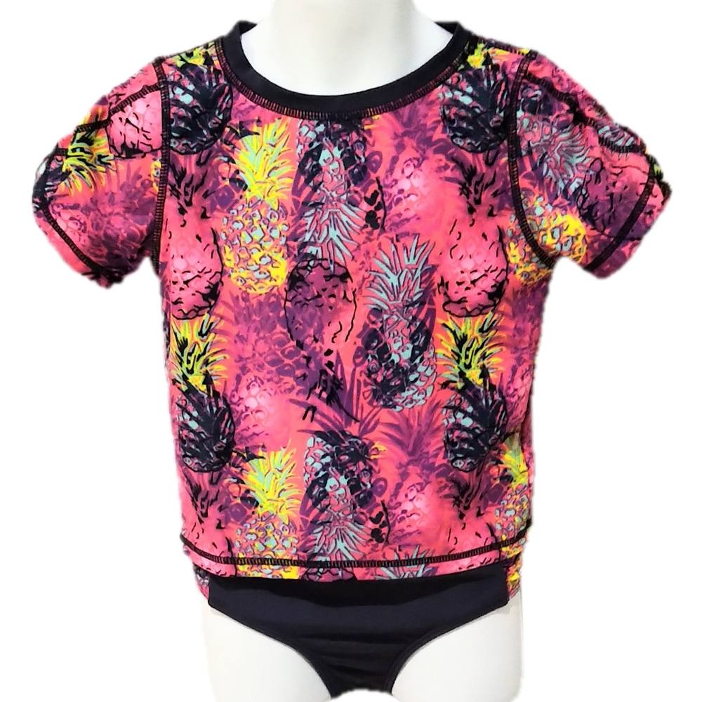 Appaman Zuma Neon Pineapple Rashguard Set - Picture 3 of 7